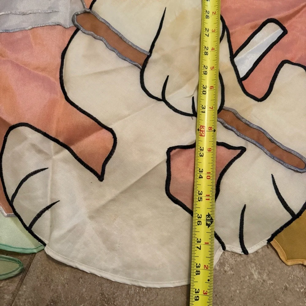 Vintage Peanuts Snoopy‎ Woodstock Autumn Garden Flag Fabric Banner